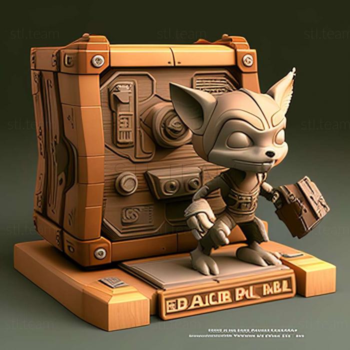 3D model Ratchet Clank 3 Up Your Arsenal game (STL)